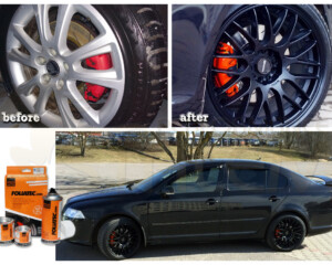 SKODA OctaviaRS - FOLIATEC Caliper Painting SKODA OctaviaRS - FOLIATEC Caliper Painting